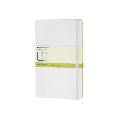 Записная книжка Moleskine Classic (нелинованный) в твердой обложке, Large (13х21см), белый-0