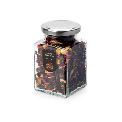 Чай черный, серия Bouquet, манго-маракуйя, стеклянная банка-0