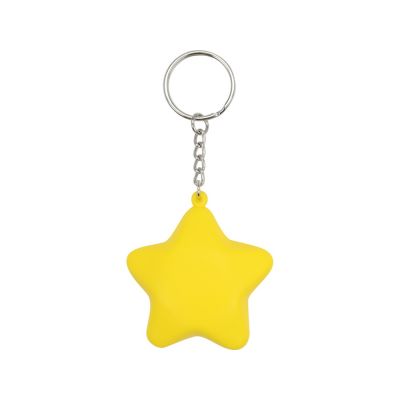 Брелок-антистресс Звезда, желтый-1