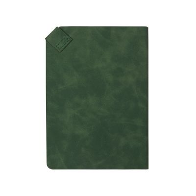 Блокнот А5 в гибкой обложке Chaplin, зеленый-3