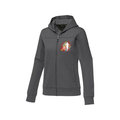 Женская спортивная трикотажная куртка Nubia на молнии, storm grey-4