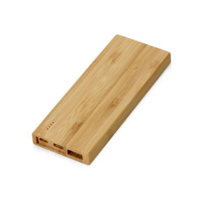 Внешний аккумулятор из бамбука Bamboo, 5000 mAh-0
