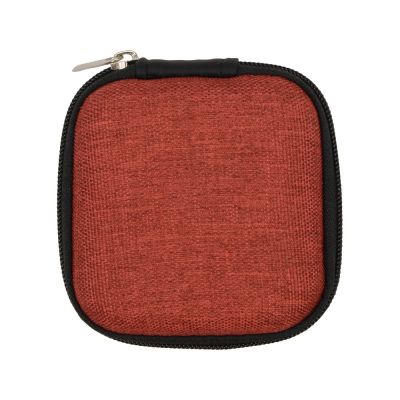 Набор с наушниками и зарядным кабелем 3-в-1 In motion, красный-6