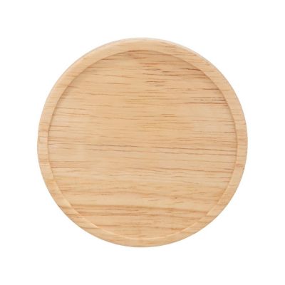 Керамическая чашка Hearth с деревянной крышкой-костером, черный/белый-2