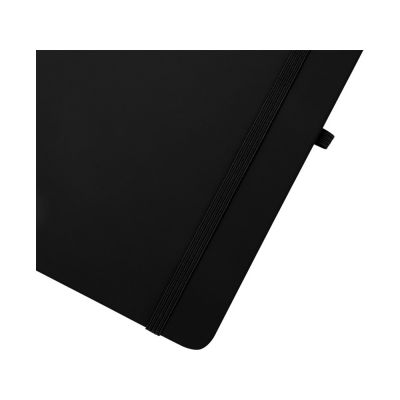 Блокнот Spectrum Plus формата A5 в твердой обложке - сплошной черный-4