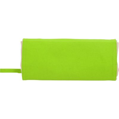 Складная хлопковая сумка для шопинга Gross с карманом, зеленое яблоко-13