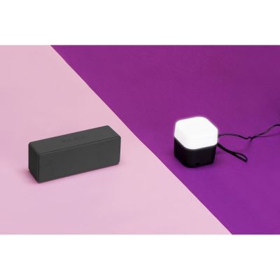 Портативная колонка Bar со стереодинамиками soft touch, серый-8