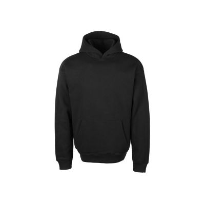 Толстовка с капюшоном оверсайз Berlin унисекс, черный-8