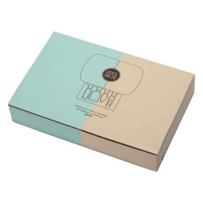 Набор для сыра в подарочной коробке из акации и мрамора Date-6