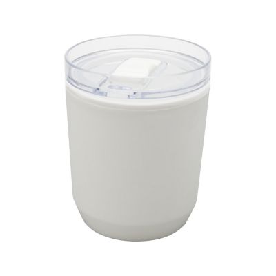 Hudson кружка из переработанного пластика с двойными стенками объемом 180 мл, белый-4