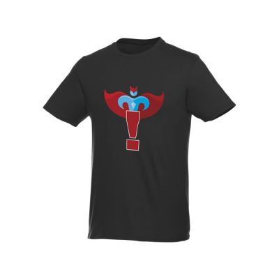 Мужская футболка Heros с коротким рукавом, черный-4