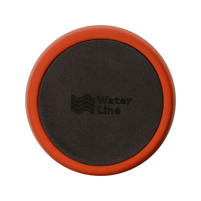 Вакуумная термокружка с кнопкой Streamline, Waterline, soft-touch, красный-6