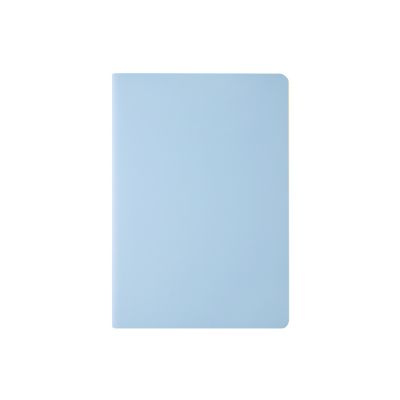 Бизнес тетрадь А5 Megapolis flex 60 л. soft touch клетка, зефирный голубой-1