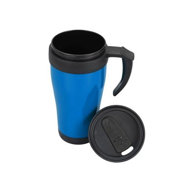 Кружка с термоизоляцией Silence 350мл, голубой-1