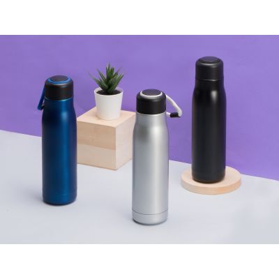 Вакуумный термос Ardent Waterline, 500 мл, тубус, темно-синий-9