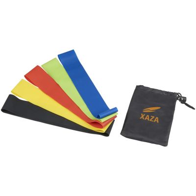 Набор спортивных резинок Crane, черный-3