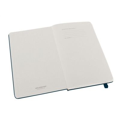 Записная книжка Moleskine Classic (в клетку) в твердой обложке, Large (13х21см), голубой сапфир-1