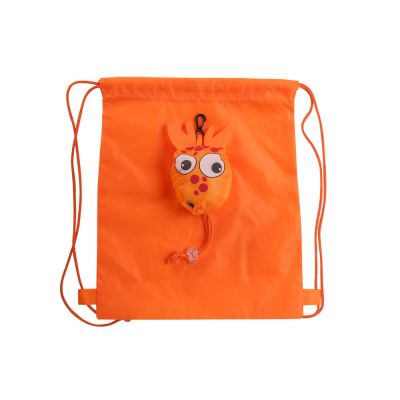 Детский складной рюкзак ELANIO, оранжевый (жираф)-3