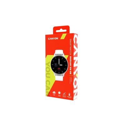 Смарт-часы Canyon SW-68  Badian, IP68, серебряный-3