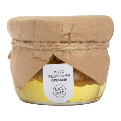 Сувенирный набор Мед с кедровыми орешками 120 гр-2