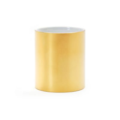 Кружка керамическая ZALA 350 мл, золотистый-4