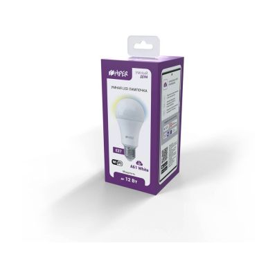 Умная лампочка HIPER IoT A61 White-1