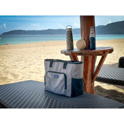 Сумка-холодильник Polar Eco водостойкая из переработанного пластика-16