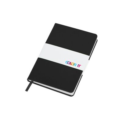 Бизнес-блокнот C2 софт-тач, твердая обложка, 128 листов, черный-5