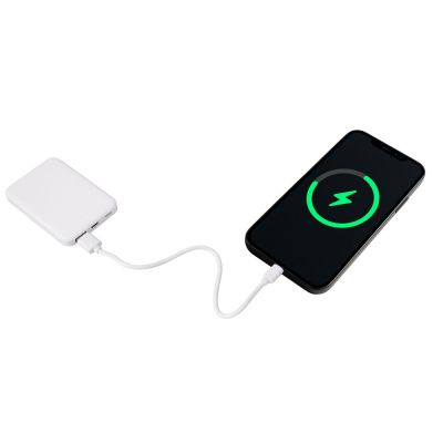 Внешний аккумулятор Simp, 5000 мАч, белый-8