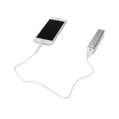 Портативное зарядное устройство Спейс, 3000 mAh, серебристый-1