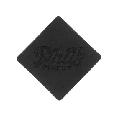 ПАТЧ РОМБ nubuk (чёрный) 7,6 х 7,6 см-2