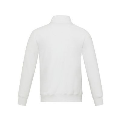 Galena унисекс-свитер с полноразмерной молнией из переработанных материалов Aware™  - Белый-2