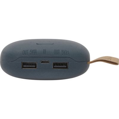 Внешний аккумулятор в форме камня Stone, 10400 mAh, темно-серый-4