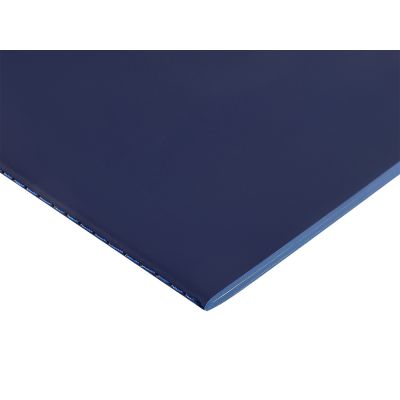 Бизнес-тетрадь А5 Pragmatic Contrast, 40 листов в клетку, темно-синий с синим срезом-1