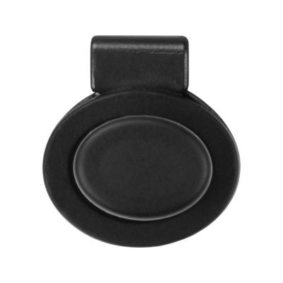 Ручка металлическая шариковая Ellipse овальной формы, серебристый/черный-4