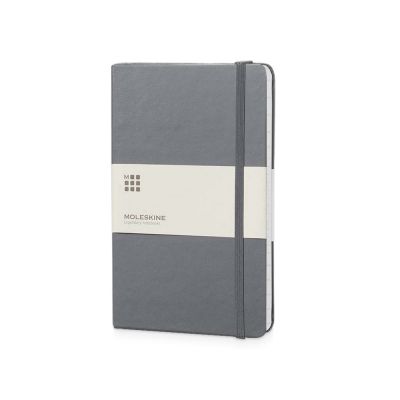 Записная книжка Moleskine Classic (в линейку) в твердой обложке, Large (13х21см), серый-0