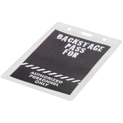 Держатель для бейджа Lorenzo, прозрачный-2