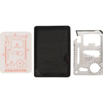 Мультиинструмент в чехле Helper mini, стальной-4