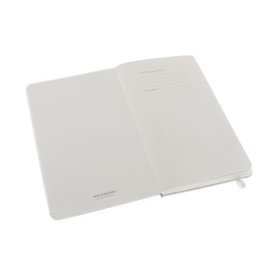 Записная книжка Moleskine Classic (нелинованный) в твердой обложке, Large (13х21см), белый-1