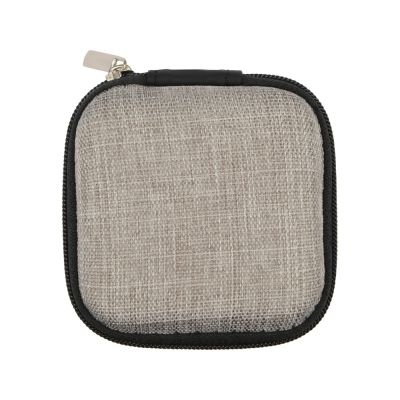 Набор с наушниками и зарядным кабелем 3-в-1 In motion, серый-6