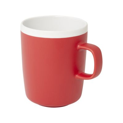 Керамическая кружка Lilio объемом 310 мл - Красный-0