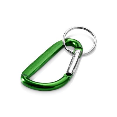 Карабин с брелоком, зеленый-0