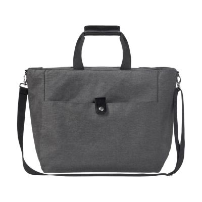 Сумка-холодильник Fabrizio со штопором, серый/черный-0