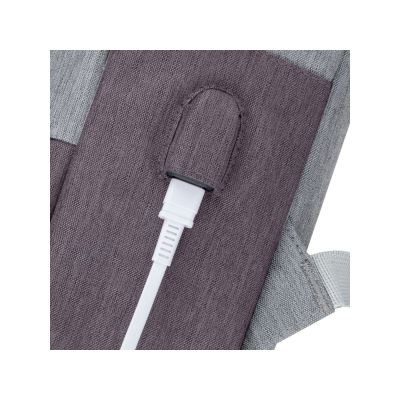 RIVACASE 7562 grey/mocha рюкзак для ноутбука 15.6, серый/кофейный-13