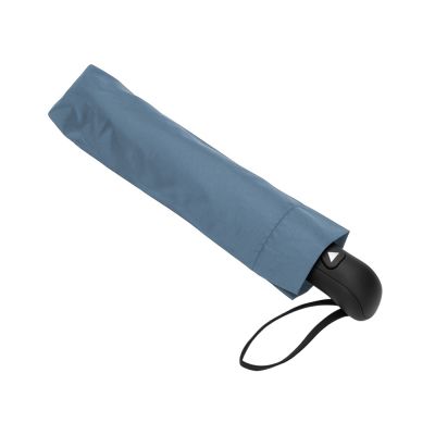 Зонт-полуавтомат Roof с куполом из переработанного пластика, антрацит 2165C-3