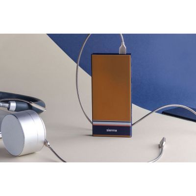 Внешний аккумулятор Rombica NEO ARIA Sienna, 10000мАч, Soft-touch, PD, QCharge, Type-C, охра/синий-6