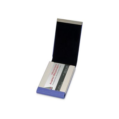 Набор Аллен: визитница, брелок, синий-1