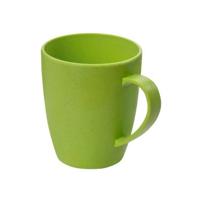Кружка из пшеничного волокна Morning, 400 мл, зеленый-0