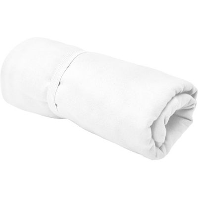 Спортивное полотенце CORK из микрофибры, белый-1