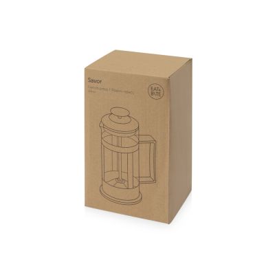 Пластиковый френч-пресс Savor, 350 мл, черный-3
